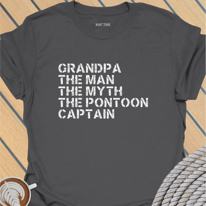 Pontoon Grandpa myth T-shirt