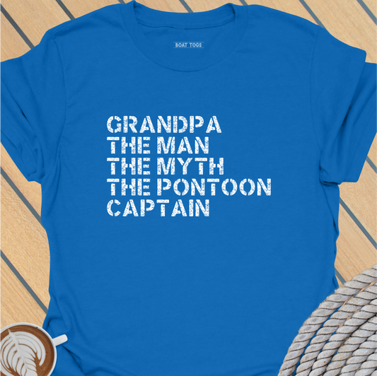 Pontoon Grandpa myth T-shirt