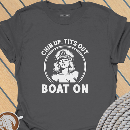 Chin Boat - circle T-shirt