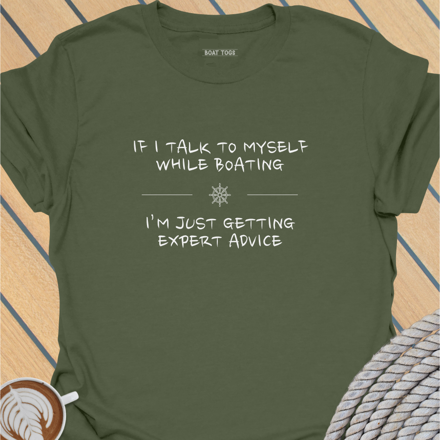 Talk to myself while boating T-shirt