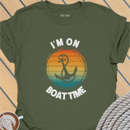 I'm on boat time T-shirt