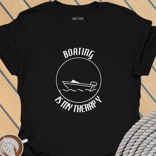Boating is my therapy T-shirt