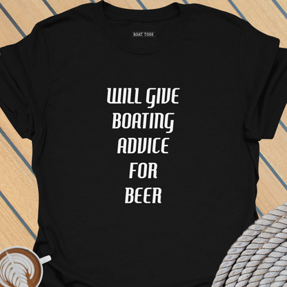 Boating advice for beer T-shirt
