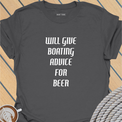 Boating advice for beer T-shirt