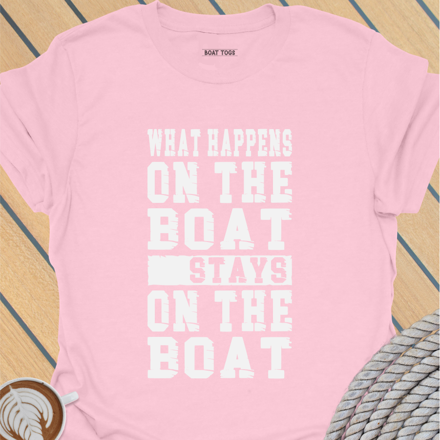 What happens on the boat T-shirt