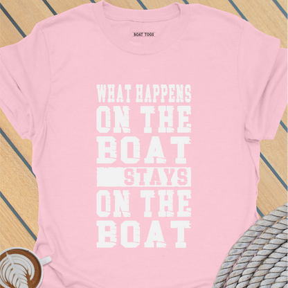 What happens on the boat T-shirt