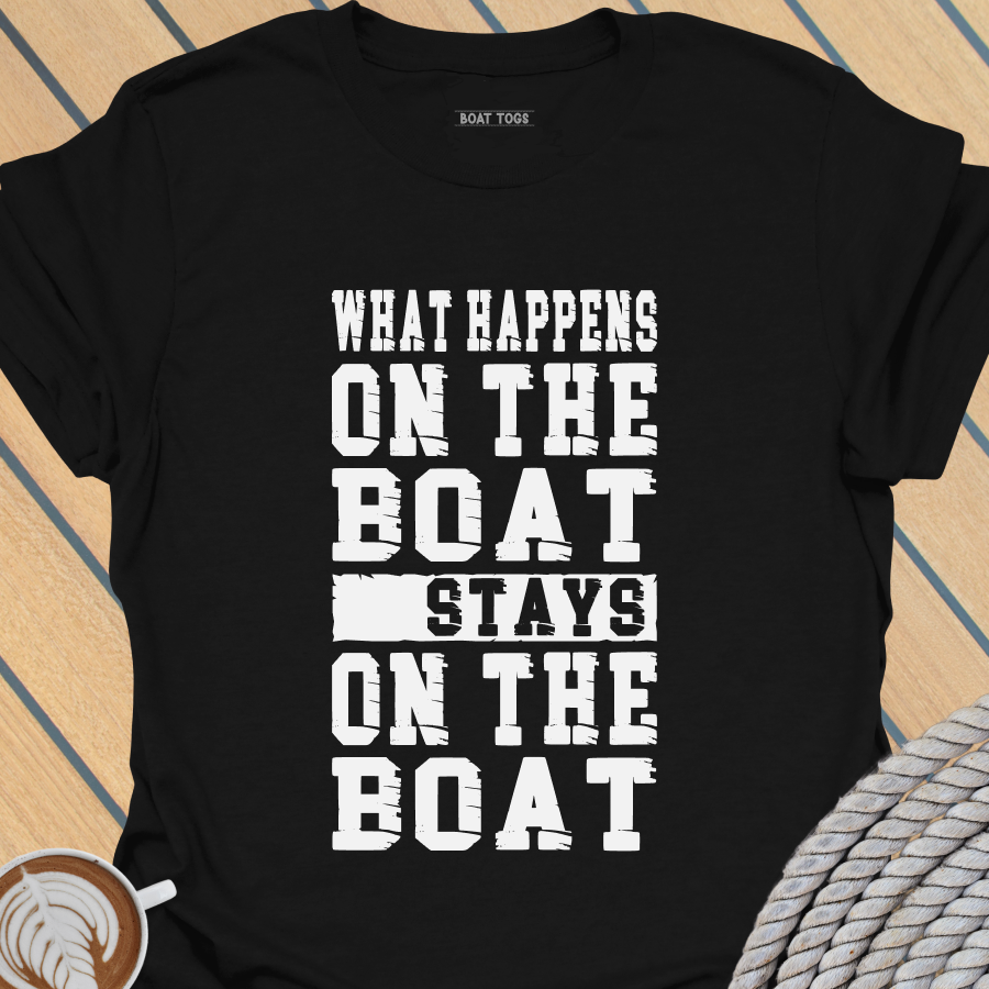 What happens on the boat T-shirt