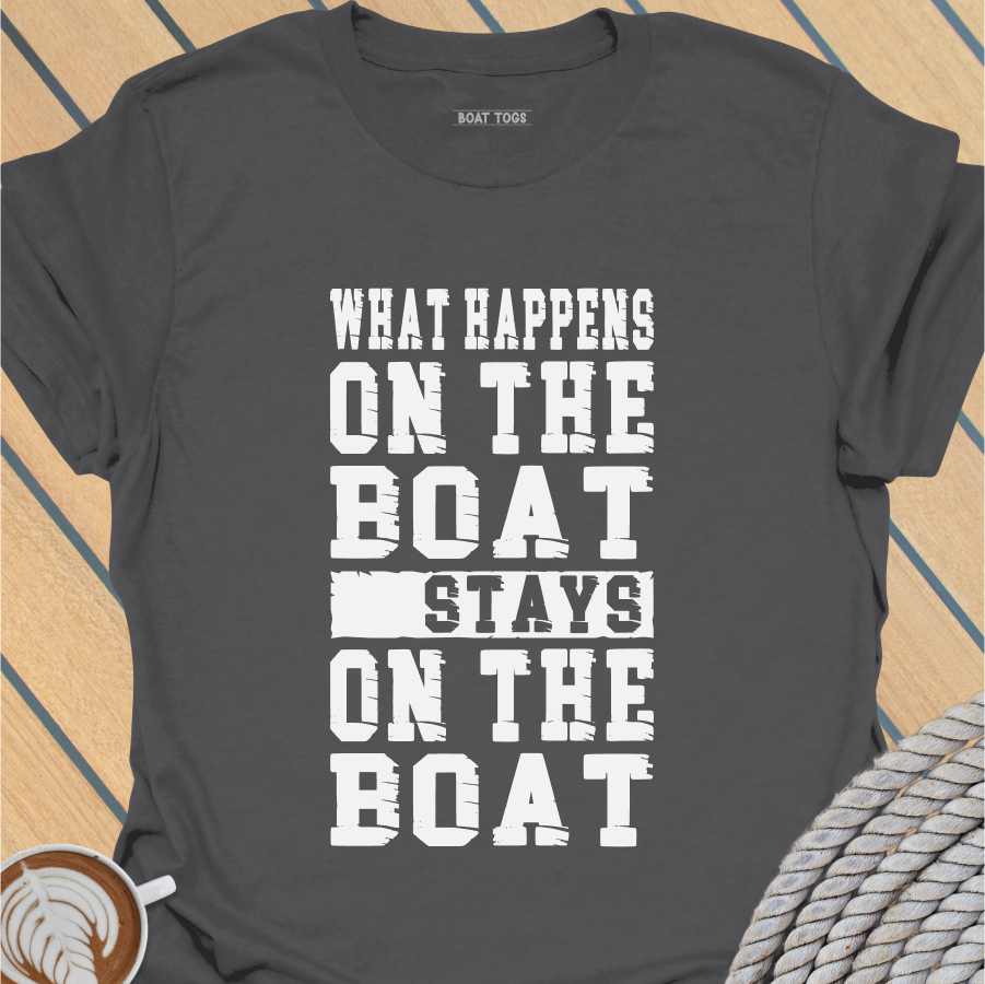 What happens on the boat T-shirt