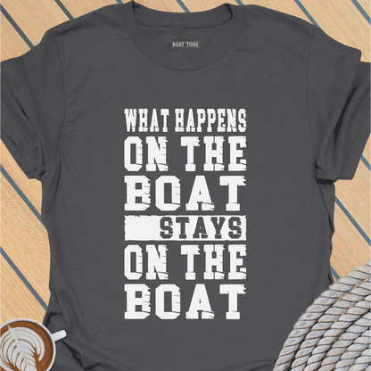 What happens on the boat T-shirt