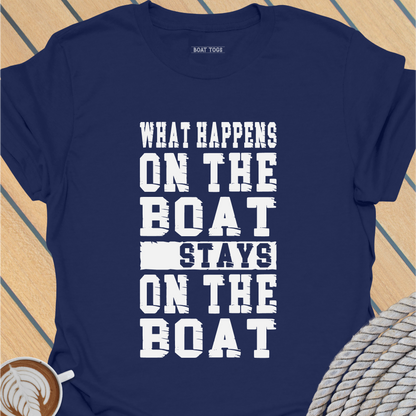 What happens on the boat T-shirt