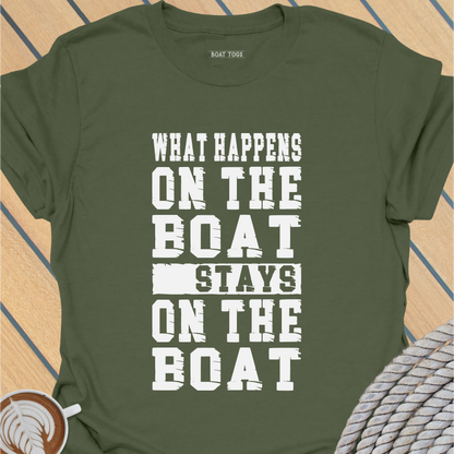 What happens on the boat T-shirt