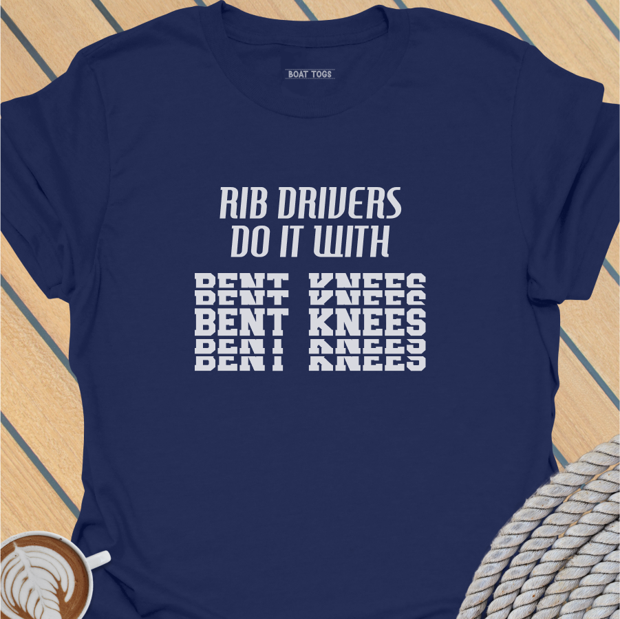 RIB drivers bent knees T-shirt