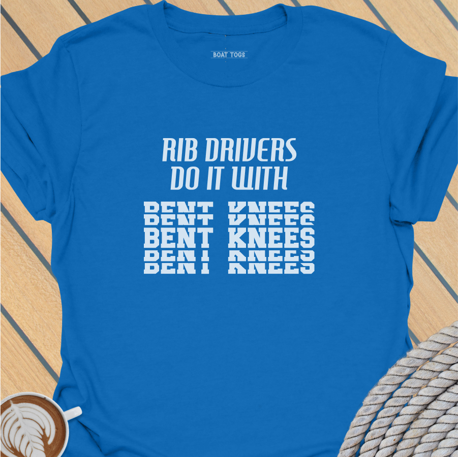 RIB drivers bent knees T-shirt