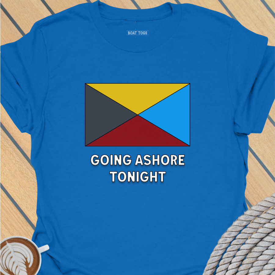 Going ashore (Zulu flag - I need a tug) T-shirt
