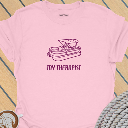 My therapist - pontoon T-shirt