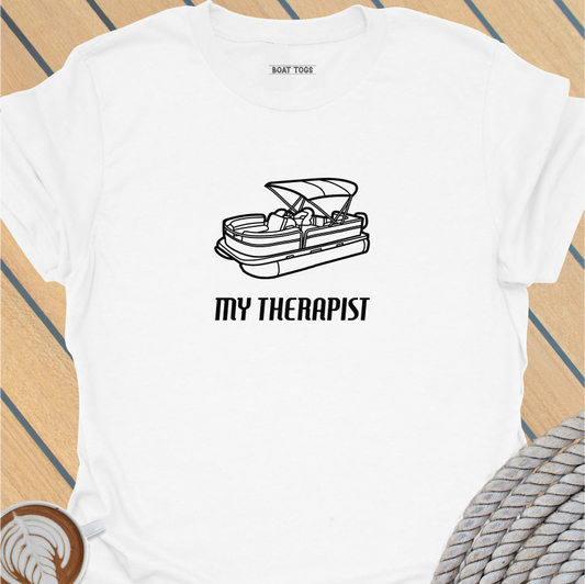 My therapist - pontoon T-shirt
