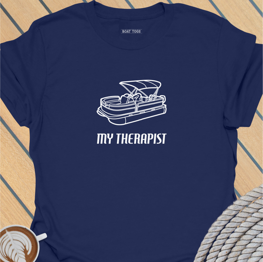 My therapist - pontoon T-shirt