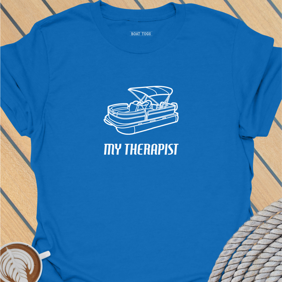 My therapist - pontoon T-shirt