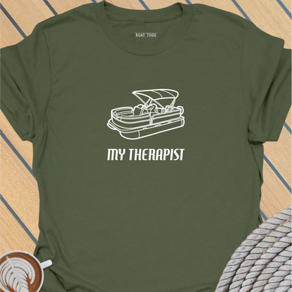 My therapist - pontoon T-shirt