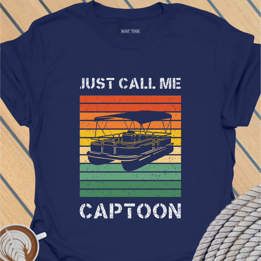 Just call me captoon T-shirt