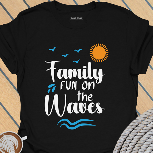 Family fun on the waves T-shirt