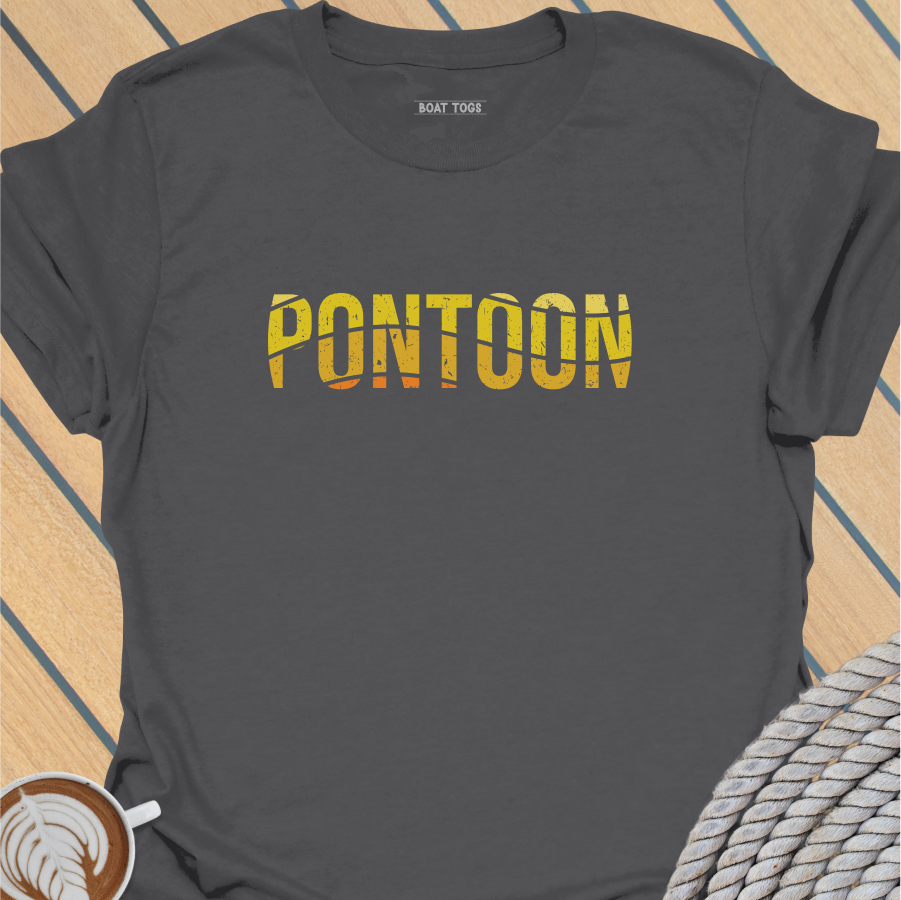 Pontoon yellow wave T-shirt