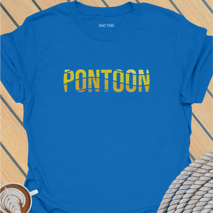 Pontoon yellow wave T-shirt