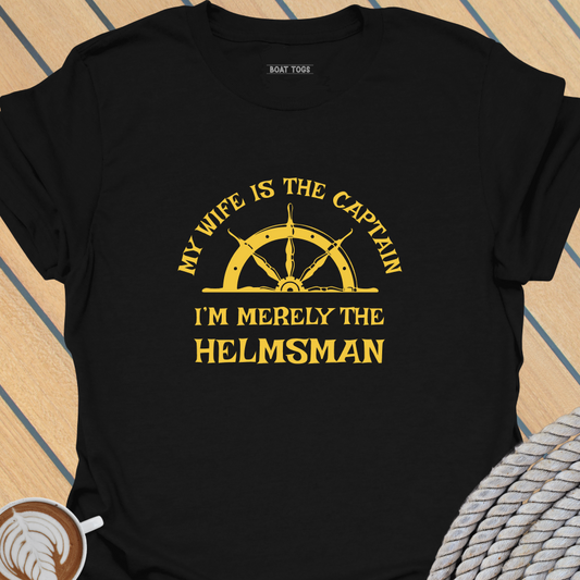 Merely Helmsman-Gold T-shirt