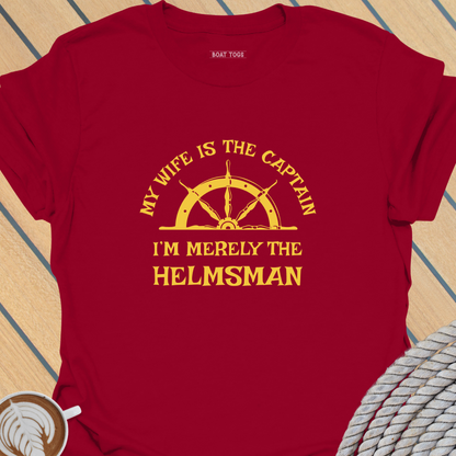 Merely Helmsman-Gold T-shirt