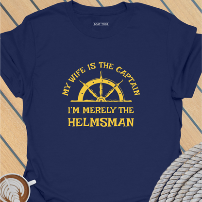 Merely Helmsman-Gold T-shirt