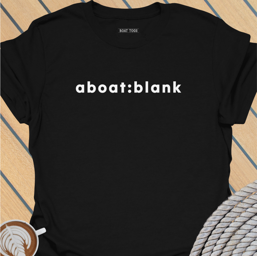aboat:blank T-shirt