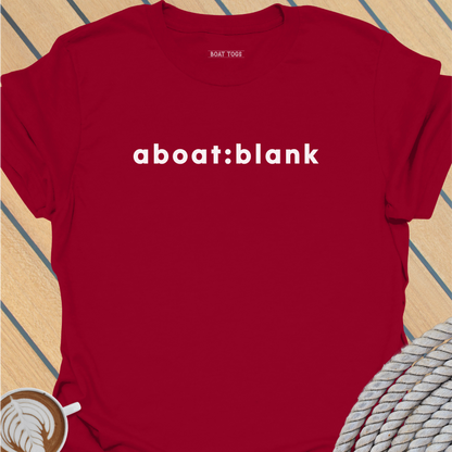 aboat:blank T-shirt