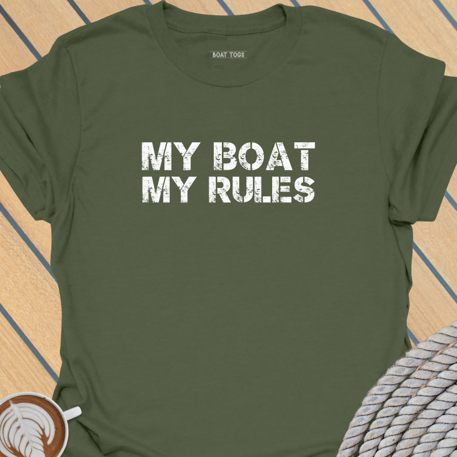 My boat my rules T-shirt