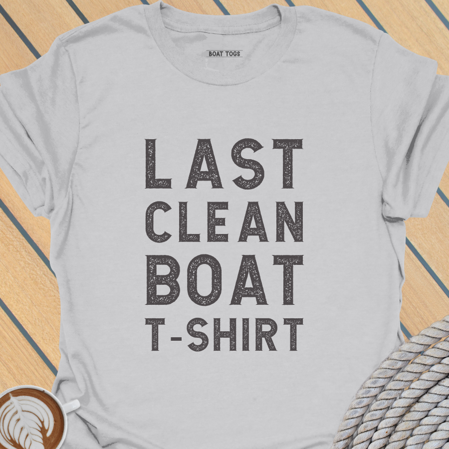 Last clean boat T-shirt