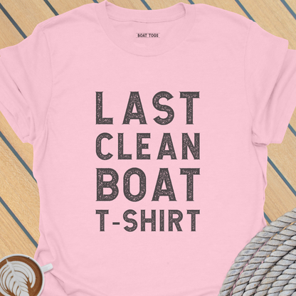 Last clean boat T-shirt