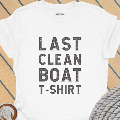 Last clean boat T-shirt