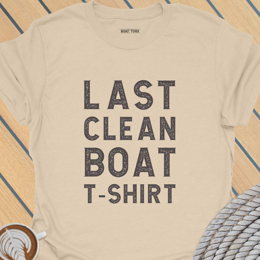 Last clean boat T-shirt