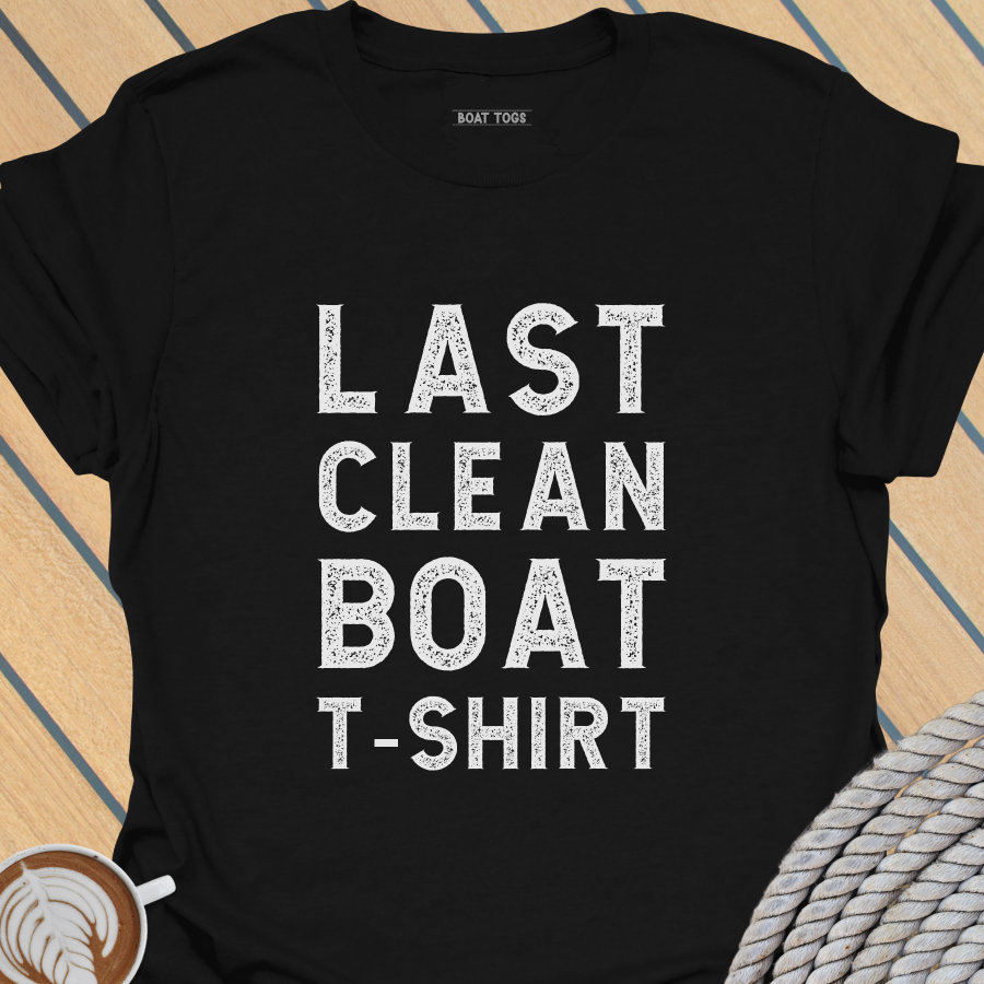 Last clean boat T-shirt