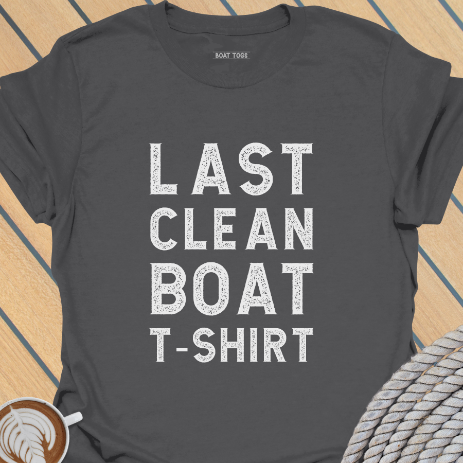 Last clean boat T-shirt