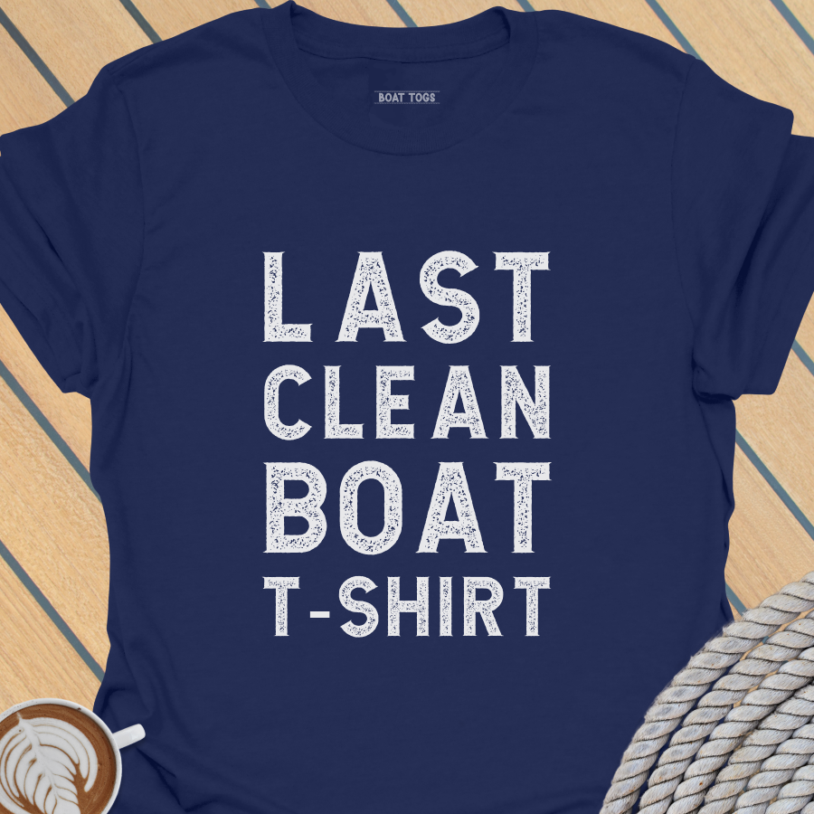 Last clean boat T-shirt