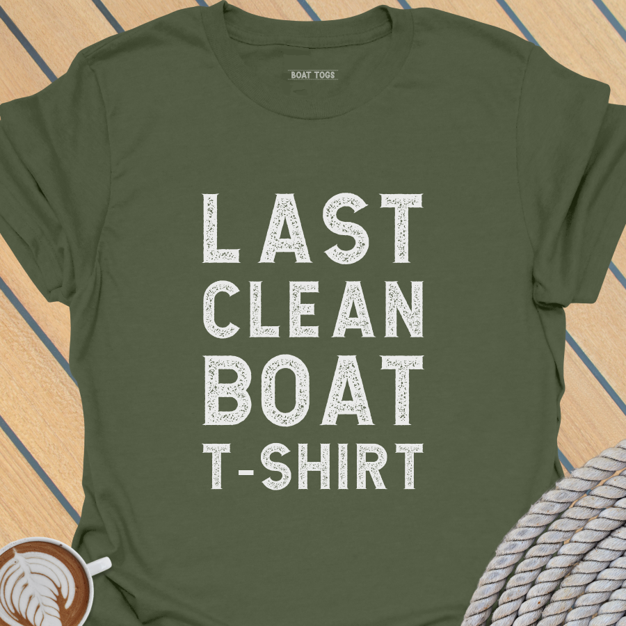 Last clean boat T-shirt