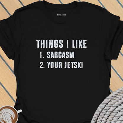 Sarcasm jetski T-shirt