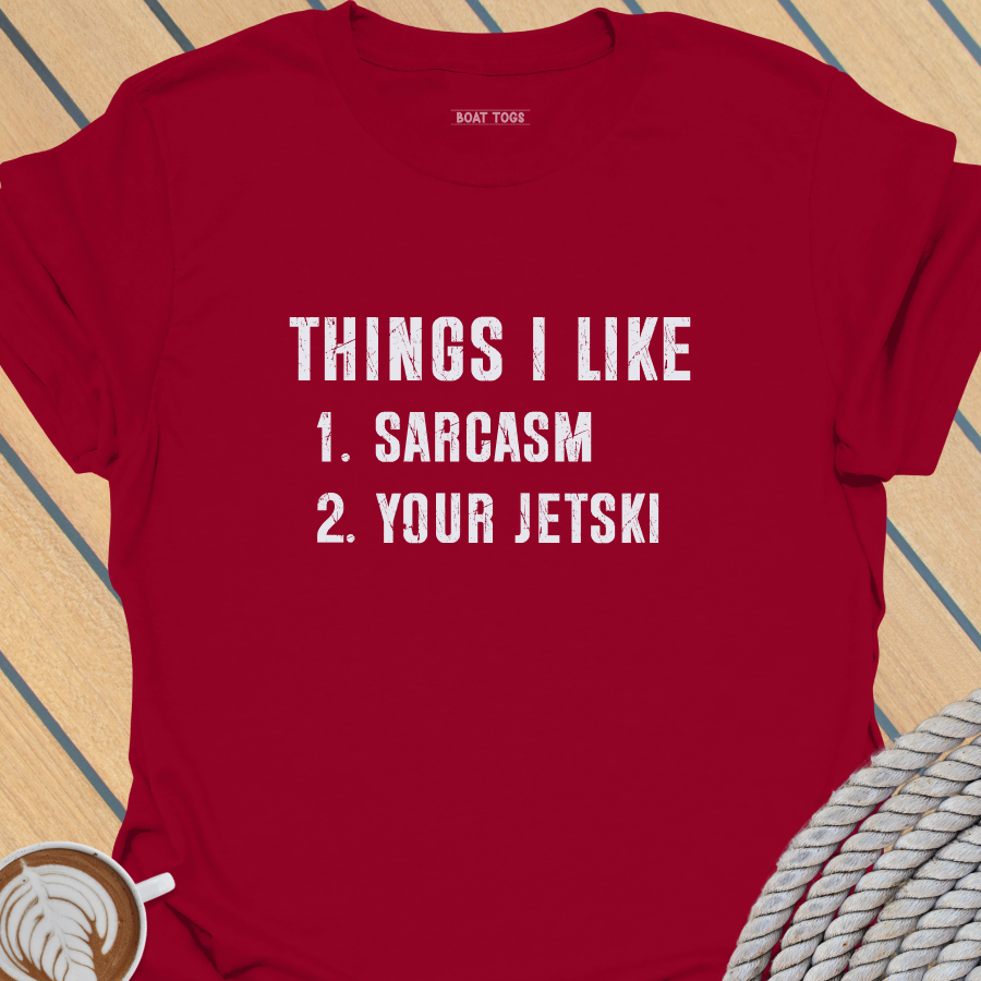 Sarcasm jetski T-shirt