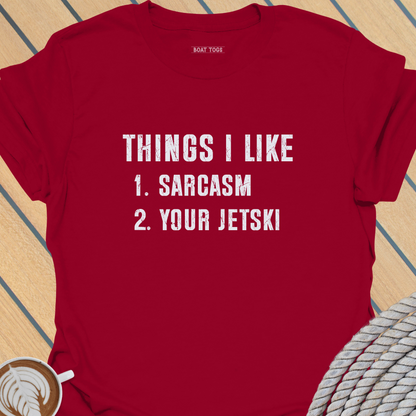 Sarcasm jetski T-shirt