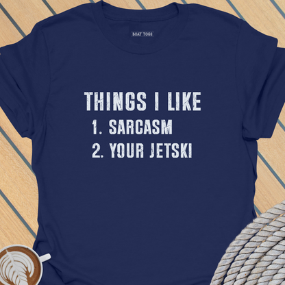 Sarcasm jetski T-shirt