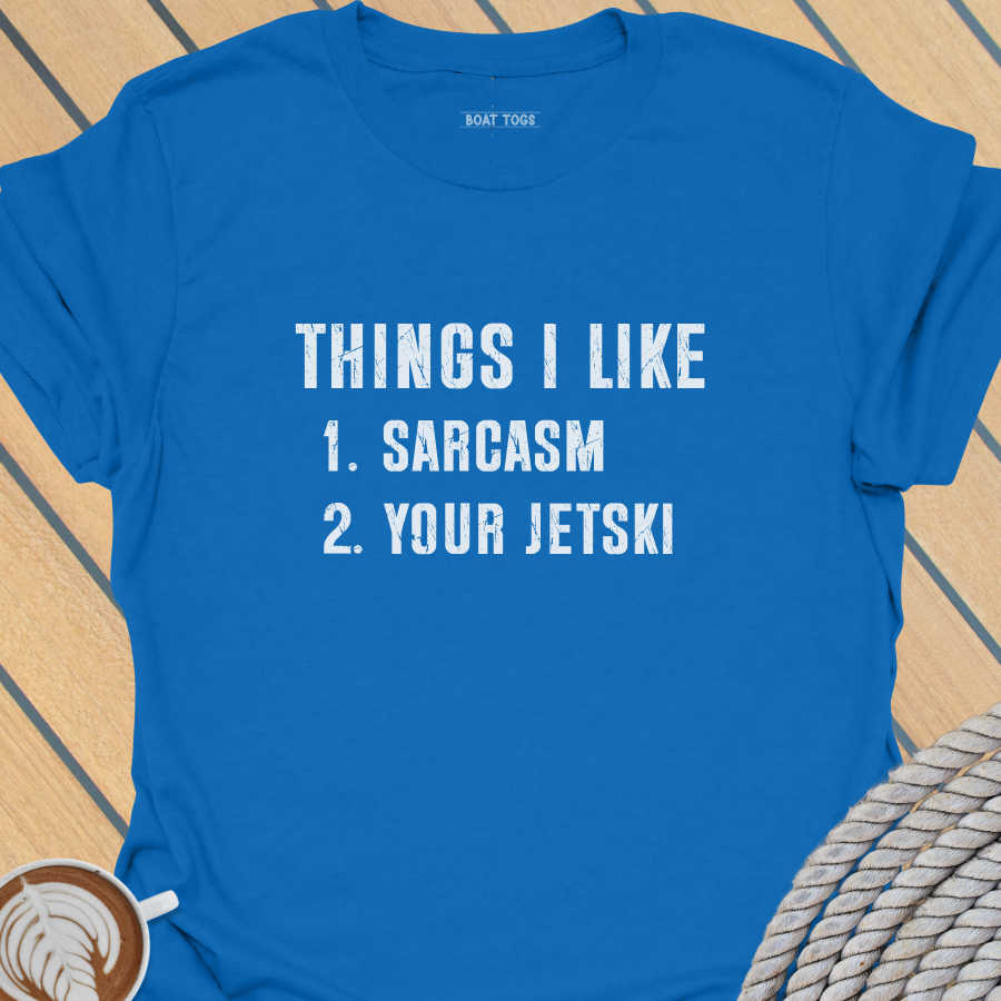 Sarcasm jetski T-shirt