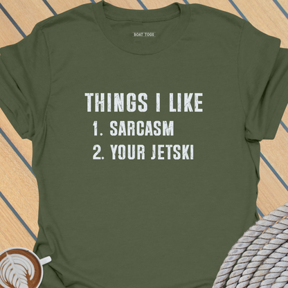 Sarcasm jetski T-shirt