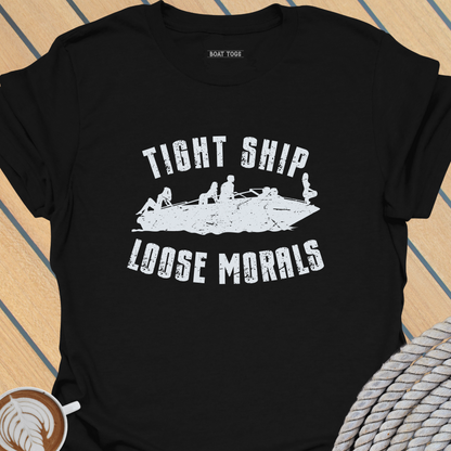 Loose morals boat T-shirt