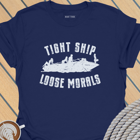 Loose morals boat T-shirt