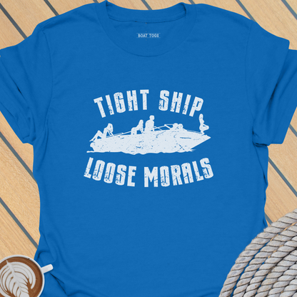 Loose morals boat T-shirt